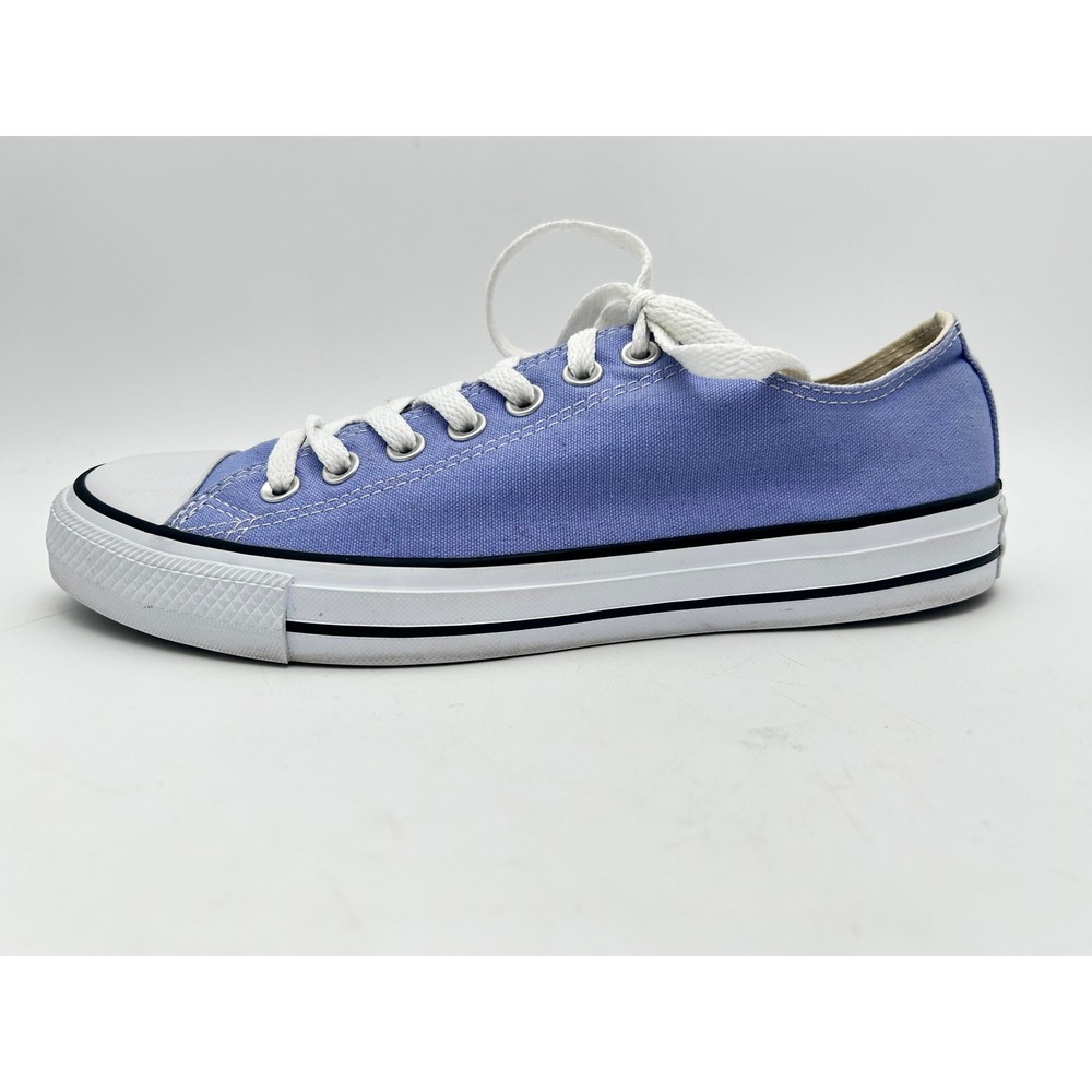 Converse All Star Ox Chuck Taylor Low Top Sneaker Periwinkle Canvas M8.5 W10.5 - Picture 10 of 14